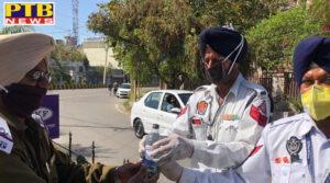 Following the guidelines of the Punjab Chief Minister former Cabinet Minister Rana Gurjit Singh sent sanitizers to Jalandhar's media and police