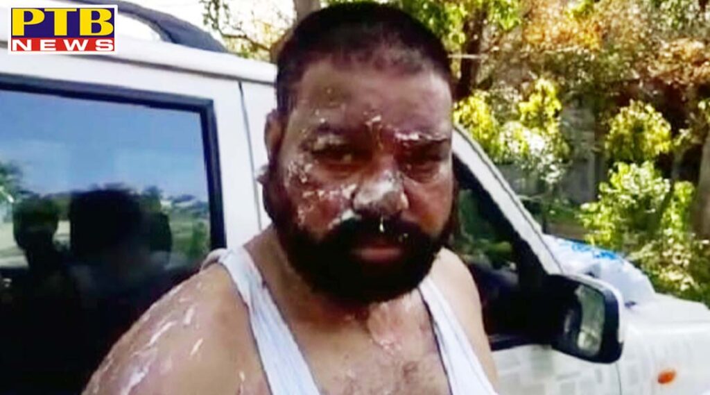 Major incident during curfew in Jalandhar Drunk person attacked with a petrol bomb over the countryside police personnel Punjab