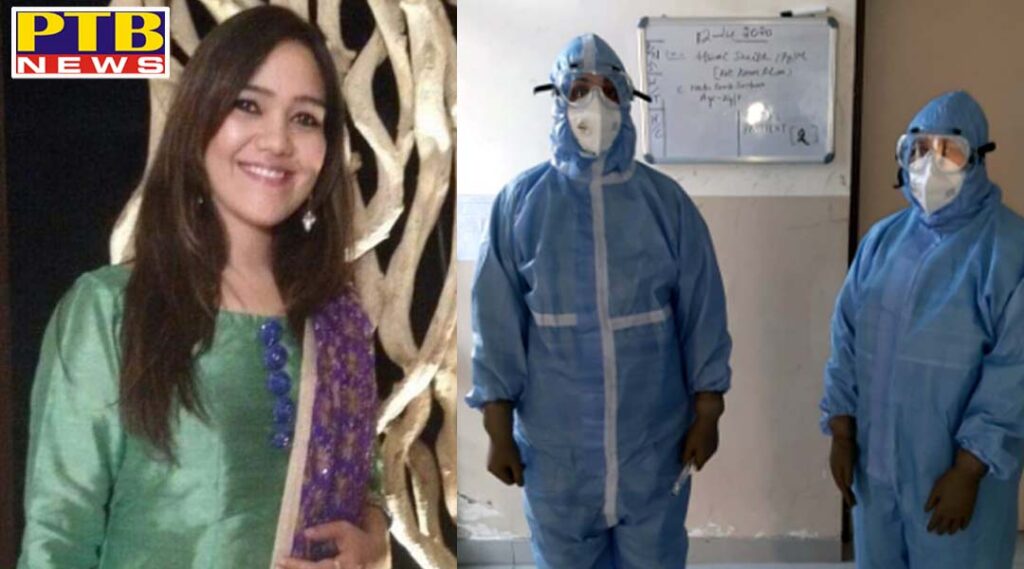 Women officers posted in the post of DHO Navdeep kaur in district Kapurthala are serving patients day and night