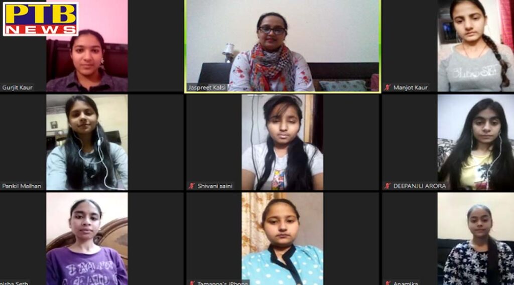 HMV Collegiate Sr. Sec. School introduced 21 days Online Capsule course “SAKSHAM”