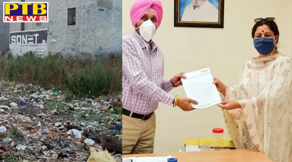 Councilor Shelly Khanna raises many questions about Surya Enquel Colony in front of EO Trust Jalandhar