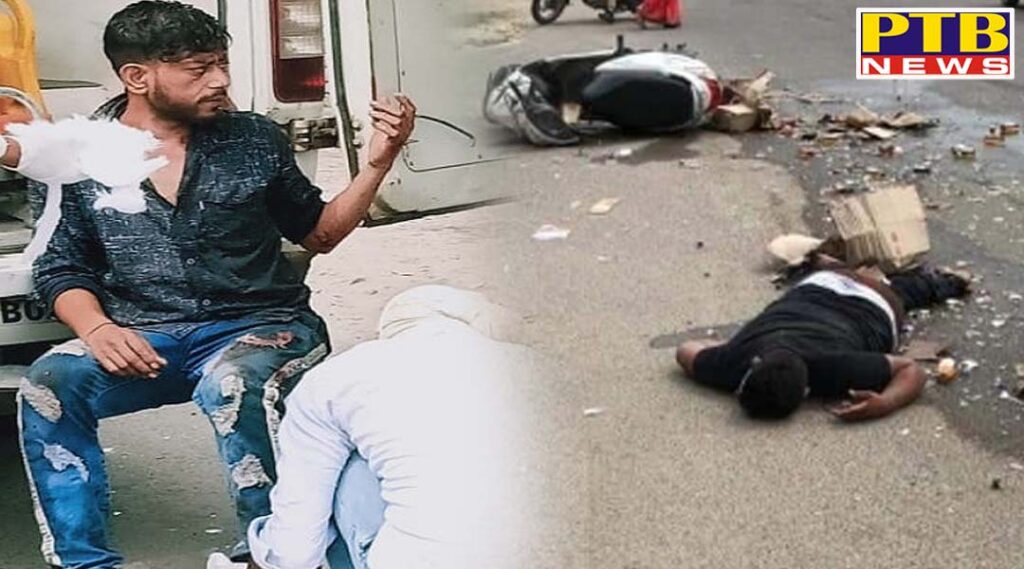 punjab jalandhar city liquor carrying activa borne youth dies in mithapur as truck hits him