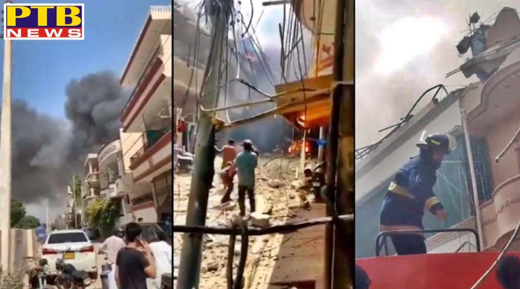 Pakistan Airlines PIA aircraft crashed near Karachi Airport
