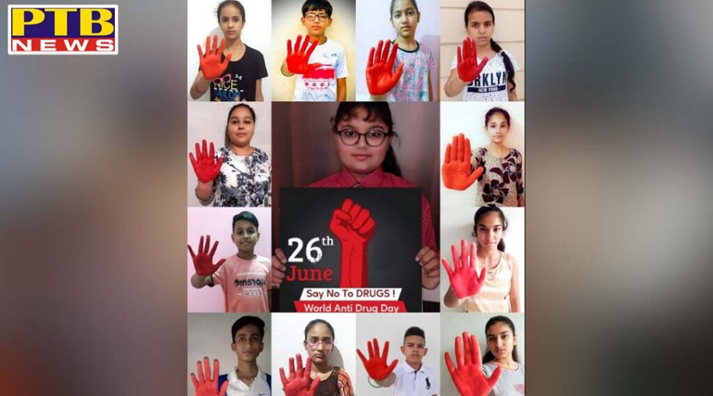 World Anti Drug day observed by Students of St Soldier Divine Public School Wariana Branch