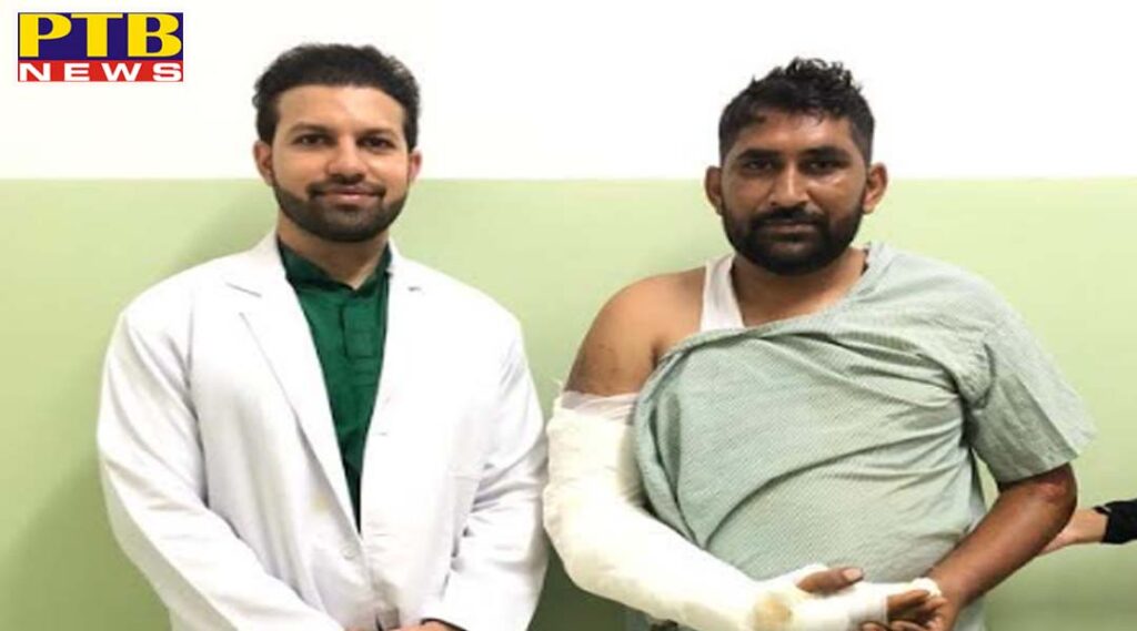 Doctors at Innocent Hearts Multispeciality Hospital gave life to the injured by connecting the broken arm Jalandhar PTB Big Breaking News