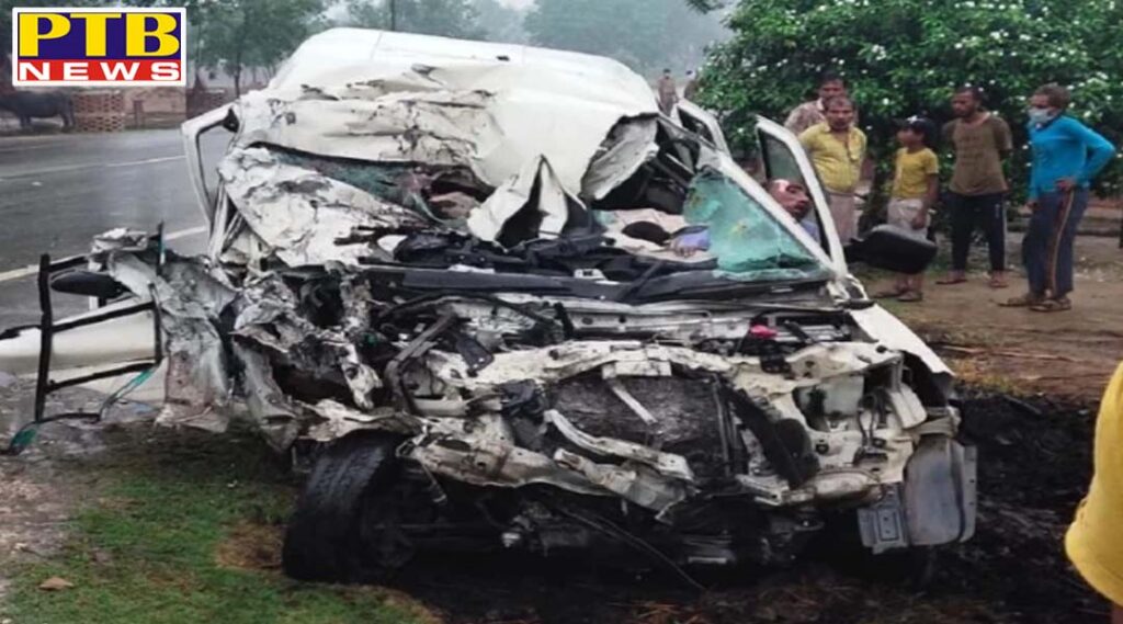 A fierce collision occurred in Pratapgarh district truck and Scorpio 4 people died tragically One person was seriously injured Lucknow