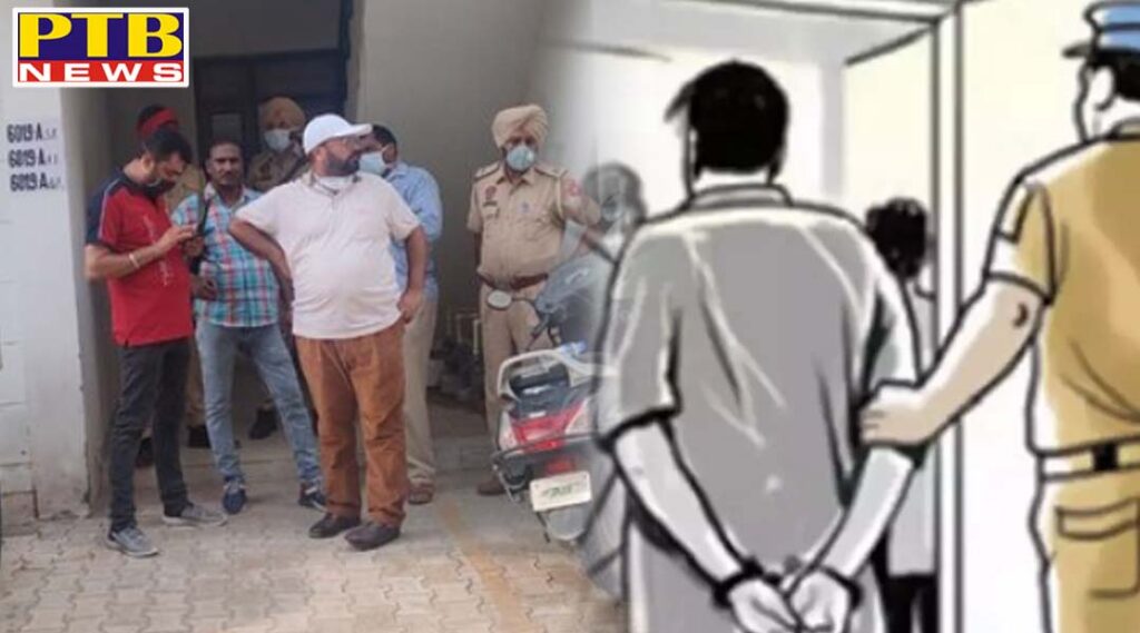 gangster john butter injured in encounter Mohali Firing in Punjab police and gangsters Kharar