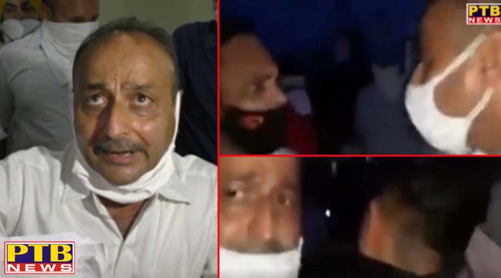 MLA Rajinder Bery and his supporters attacked Jalandhar media personnel with on camera