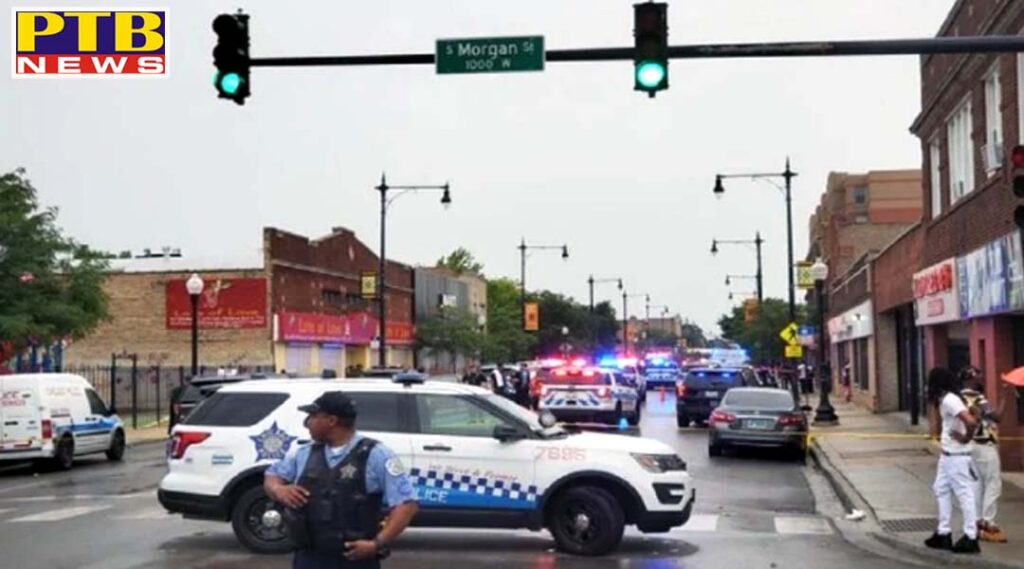 Unknown assailant firing at a crowd of people gathered at a funeral in Chicago USA 14 people seriously injured ptb bIG bREAKING NEWS