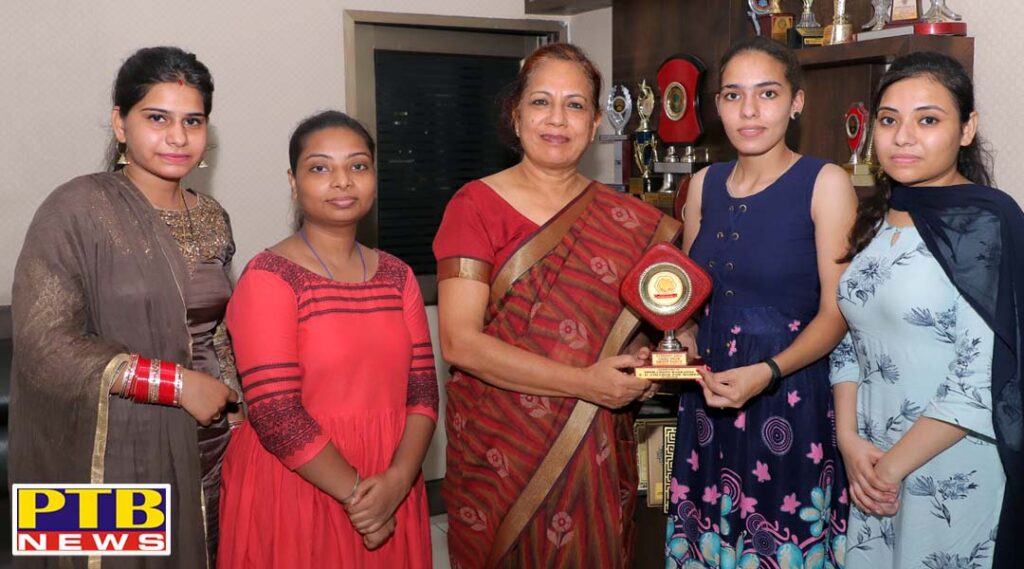 B.voc Fashion Designing and Product Semester Fourth, the students of PCMSD College for Women won Jalandhar