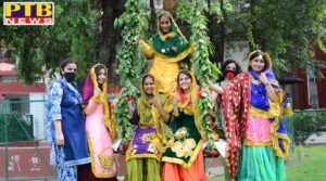Teej festival celebrated with social distancing amidst Corona Virus at Laylpur Khalsa College Jalandhar PTB Big Breaking news