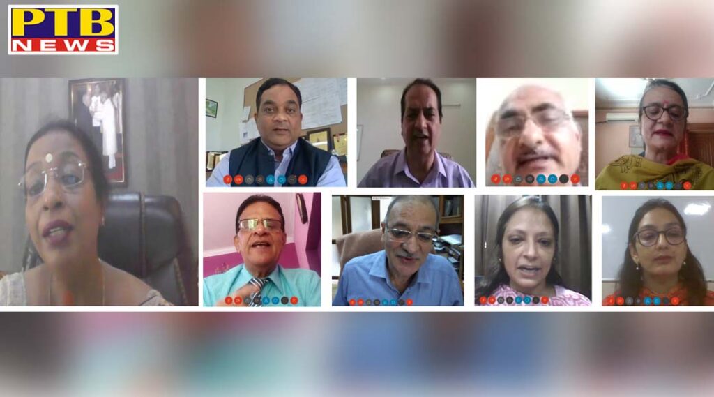 International Webinar on Covid 19 and Indian Economy: Challenges and Ways Ahead held by HMV