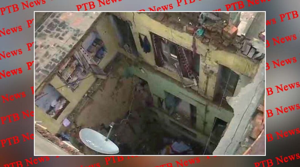 Three-storey building collapsed due to heavy rain in Guru Nanak Pura falling under district Amritsar
