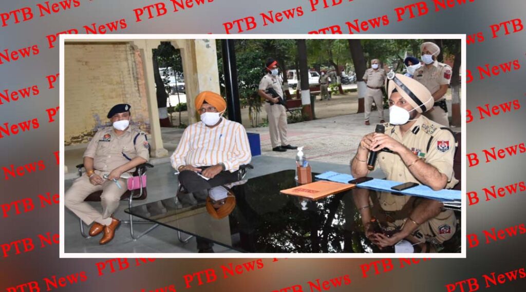 cp gurpreet singh bhullar jalandhar reviews Law and order situations ahead of punjab band on september 25 DCP balkar singh DCP Traffic Naresh Dogra ACP Centre Harsimrat Singh