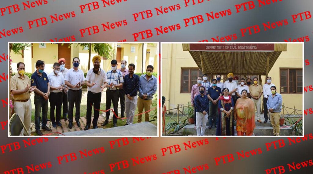 students of Mehr Chand Polytechnic together prepared a bamboo hut Jalandhar
