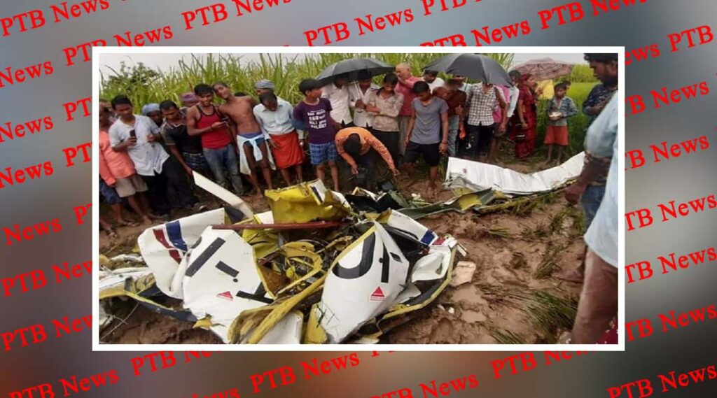 uttar pradesh varanasi pilot died in helicopter crash due bad weather in azamgarh up