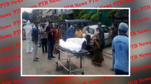 the dead body of a dead man died from corona Indore