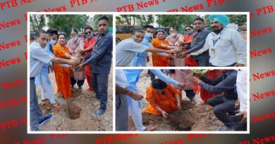 To save the environment from the "yug parivartan ek kadam" organization thousands of plants were planted Panchkula Punjab