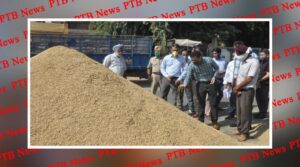 DC Jalandhar Ghanshyam thori visits new grain market in city to oversee the paddy Procuremnt Jalandhar Punjab