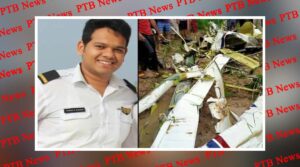 uttar pradesh varanasi pilot died in helicopter crash due bad weather in azamgarh up