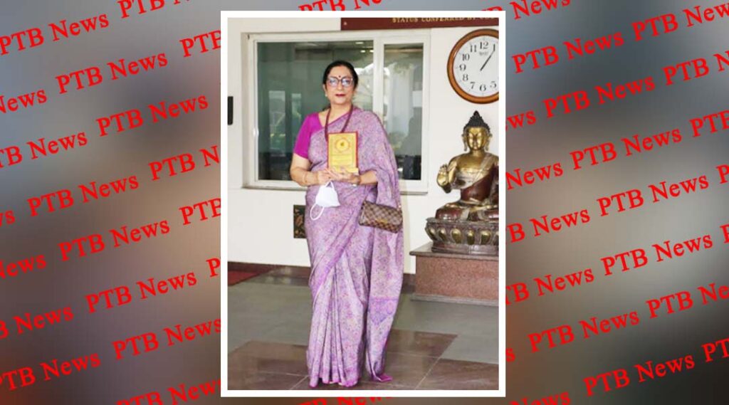 KMV Principal Prof. Dr. Atima Sharma Dwivedi Bestowed with Paryavaran Ratna Award
