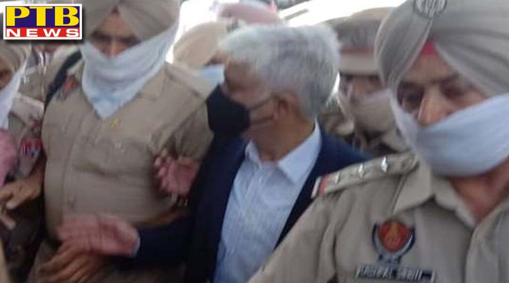 former punjab dgp sumedh singh saini appears sit for questioning chandigarh Mohali Punjab