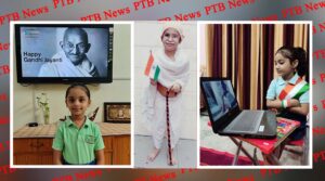 Ivy World School celebrated Gandhi Jayanti Virtually Jalandhar