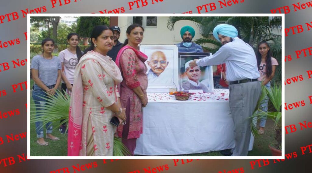 The birthday of Mahatma Gandhi and Lal Bahadur Shashtari ji were jointly celebrated in Lyallpur Khalsa College Jalandhar