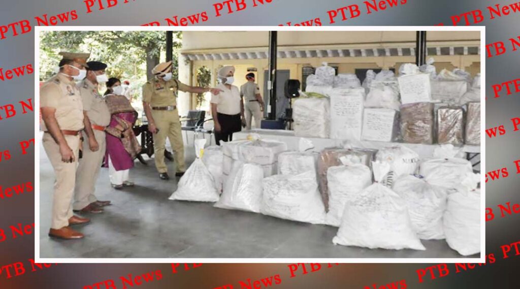Jalandhar Commissionerate police Gurpreet singh Bhullar bust major drug haul in ludhiana Punjab PTB Big Breaking News