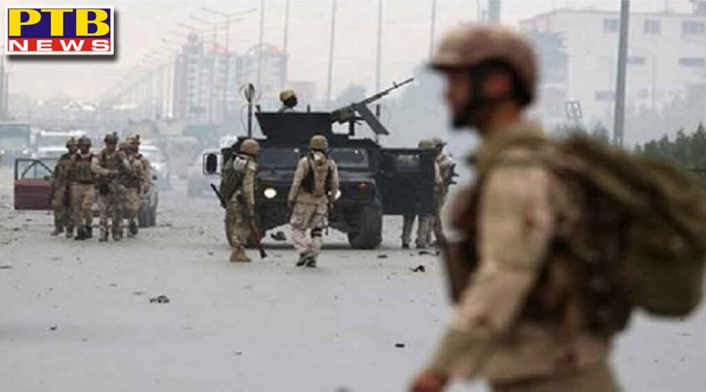 security guard attacked in afghanistan 12 policemen killed 10 injured