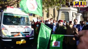 Himachal Chief Minister Jairam Thakur flagged off medical mobile unit Jeevan Dhara Himachal Pardesh Shimla