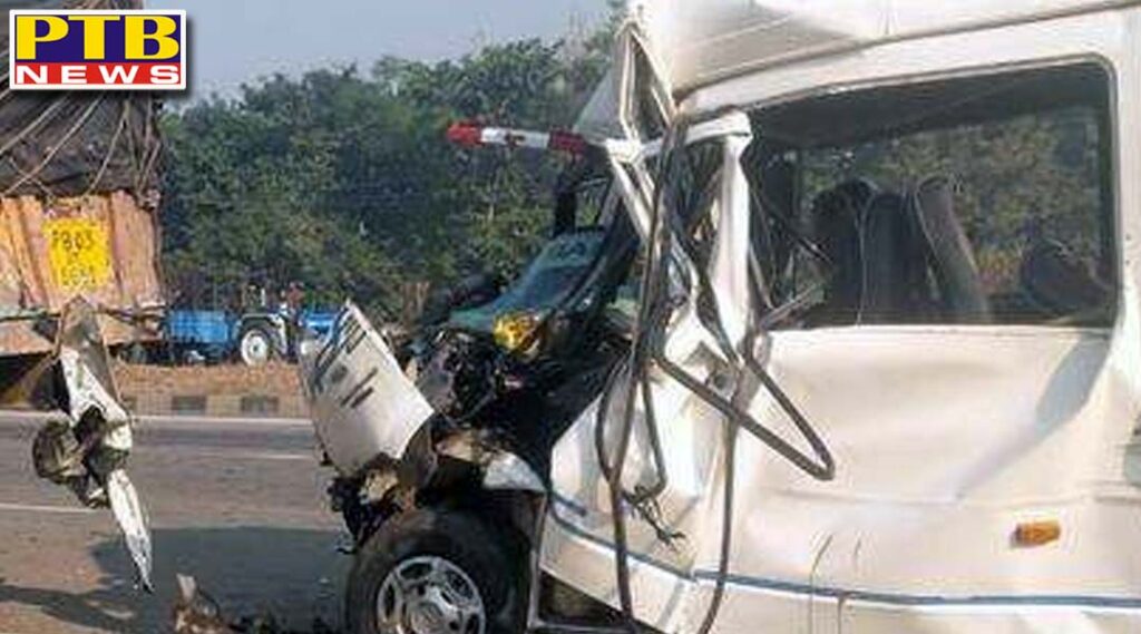 truck driver died in road accident one serious injured ludhiana Firozpur punjab