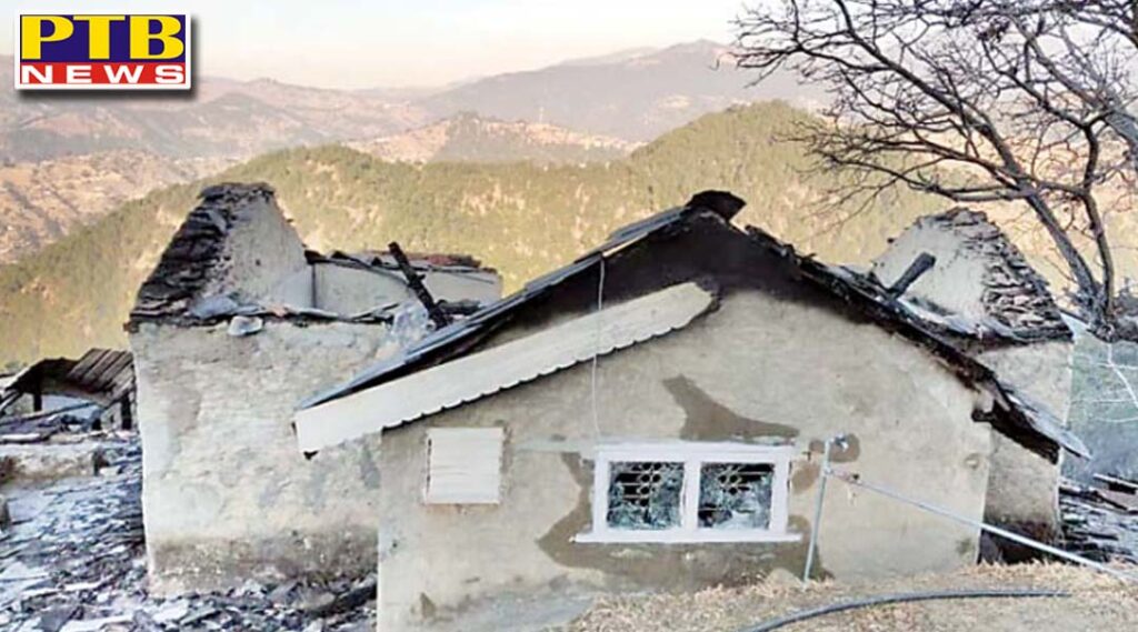 Former Punjab DGP's house caught fire Millions kept in the house suffered burns Himachal Pardesh karsog mandi