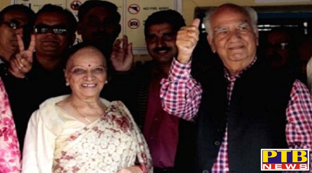 former himachal chief minister shanta kumar wife dies from corona ptb news