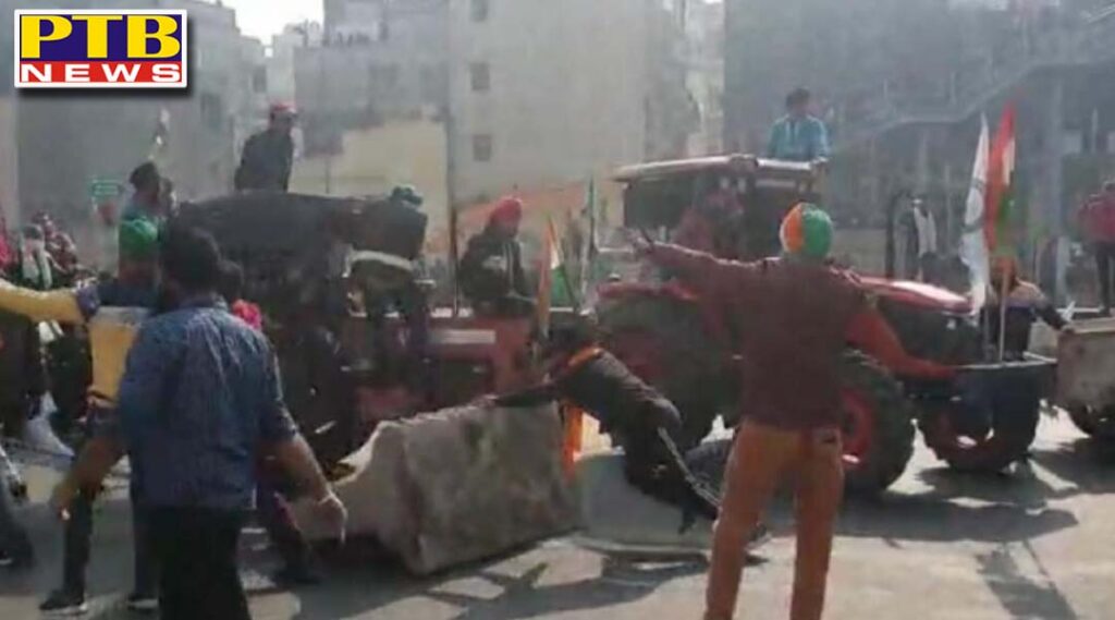 farmers protest tractor march delhi police tusse route issue Kisan Rally Republic Day