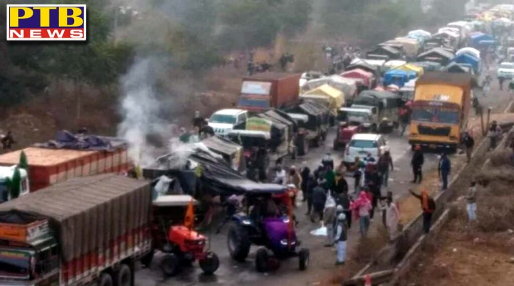 kisan andolan police fired tear gas shells on farmers march in rewari of haryana