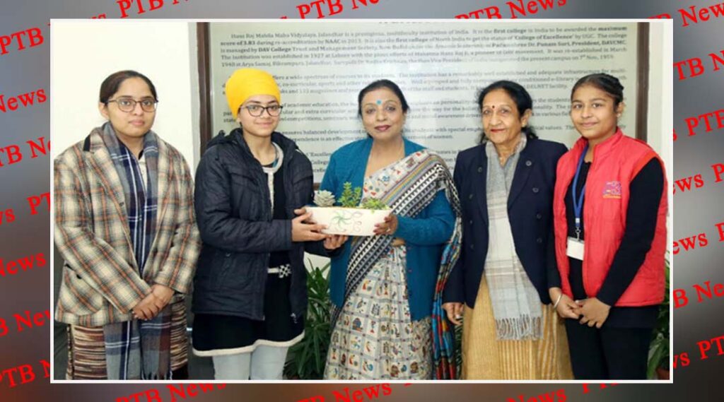 Students of HMV Collegiate School won 2nd position at state level in 28th National Children Science Congress