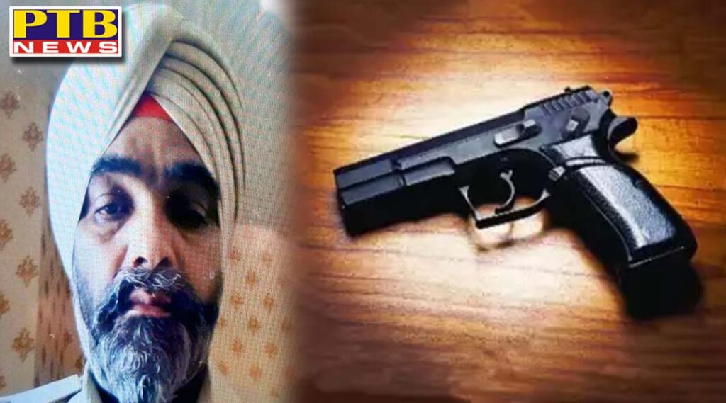 ASI Manjit Singh posted in Amritsar of Punjab Police shot himself with carbine Died on the spot Punjab
