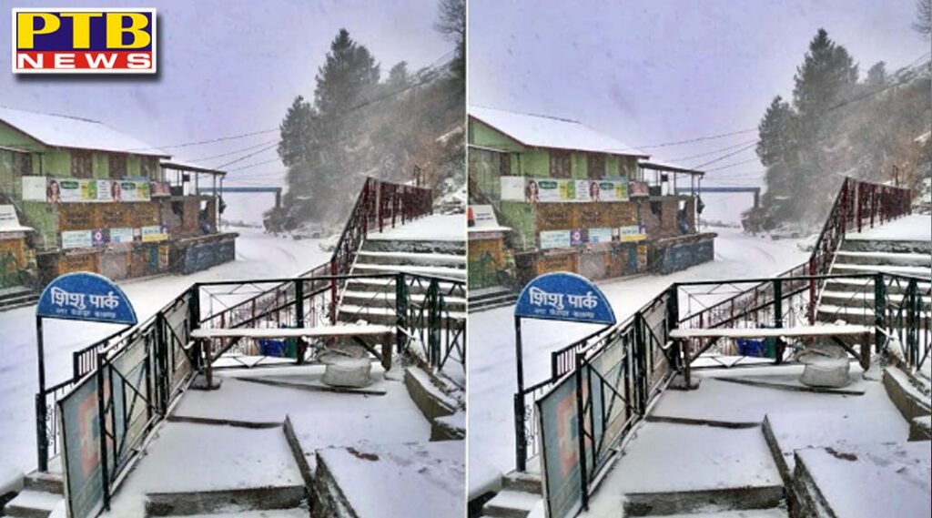 heavy rains and snowfall in himachal 105 roads including 3 national highways closed lahaul valley completely white Himachal Pradesh