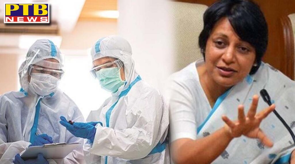 health care workers can now get covid vaccine by february 19 chief secretary Mrs. Winnie Mahajan reviews vaccination campaign Chandigarh