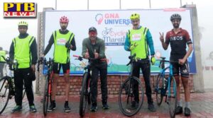 Cycling Marathon GNA University Phagwara PTB Education News