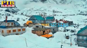 heavy rains and snowfall in himachal 105 roads including 3 national highways closed lahaul valley completely white Himachal Pradesh