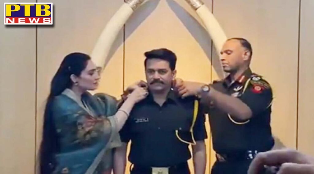 mp and soldiers promotion of minister of state for finance anurag thakur in territorial army now becomes captain