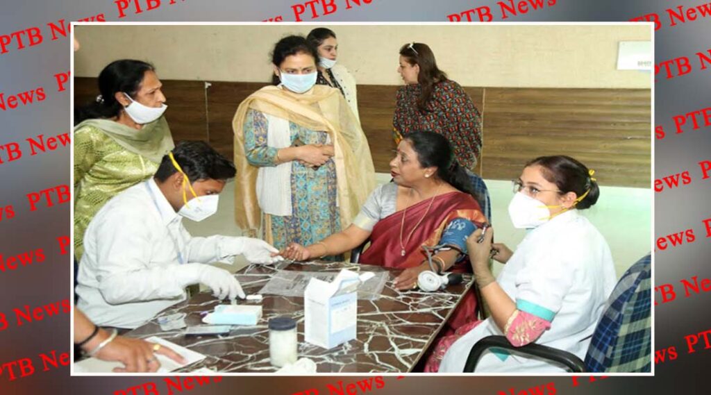 MEDICAL CAMP IN HMV ON EVE OF INTERNATIONAL WOMEN DAY