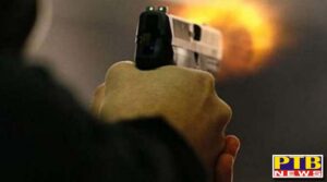 bullets fired on a day to day person in hoshiarpur stir in the area Punjab