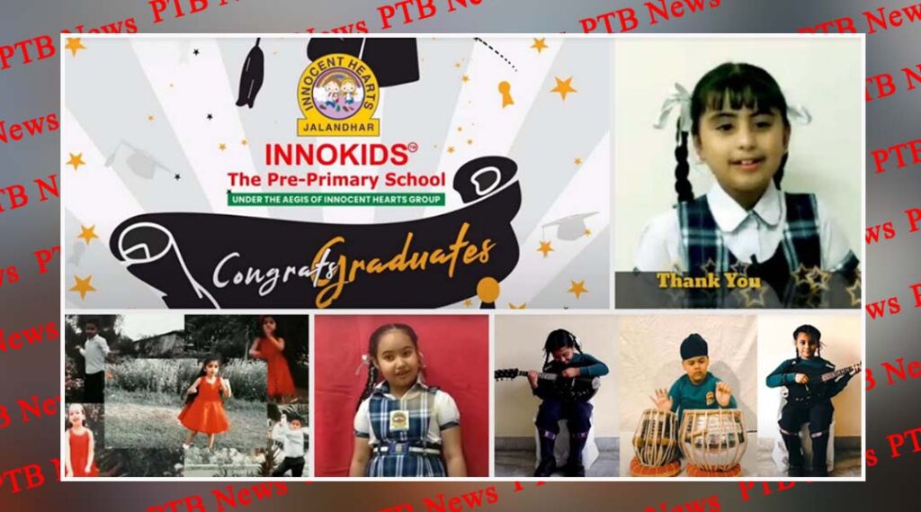 Virtual Graduation Ceremony hosted for K.G.-II students of INNOKIDS