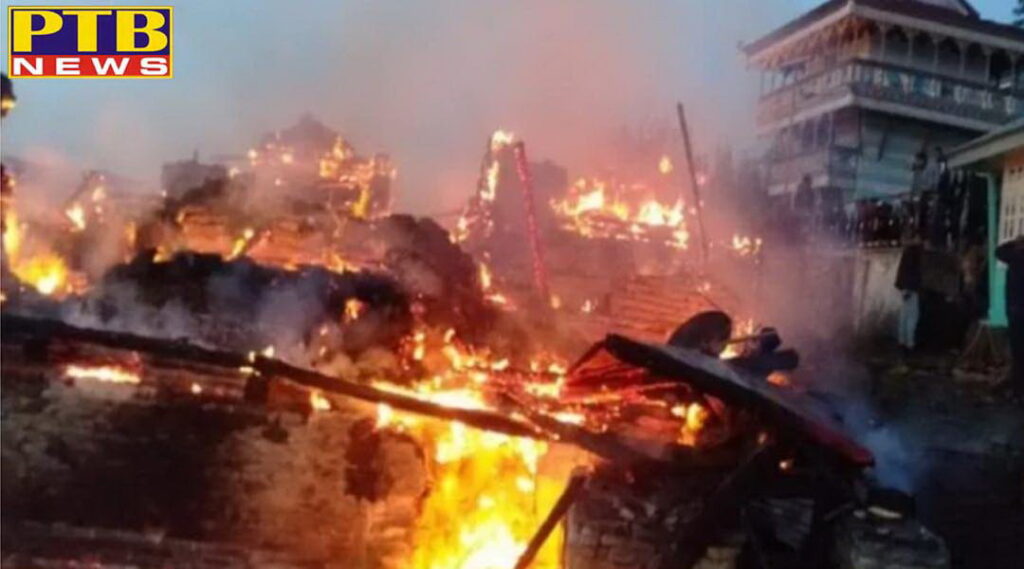 woman died six houses gutted in fire in shimla kotkhai himachal pradesh