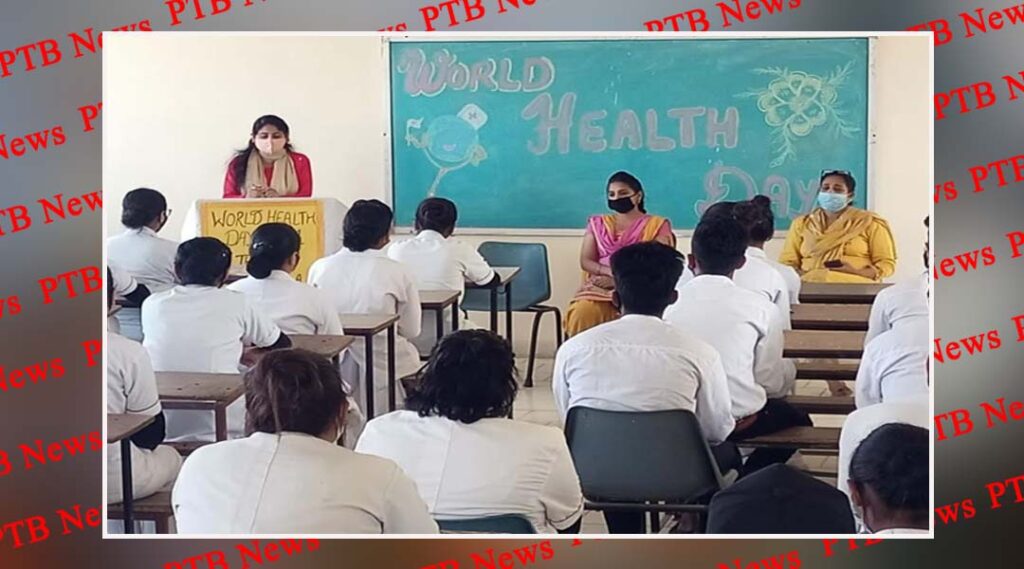 World Health Day by GNM Students of St Soldier Nursing Training Institute Khambra