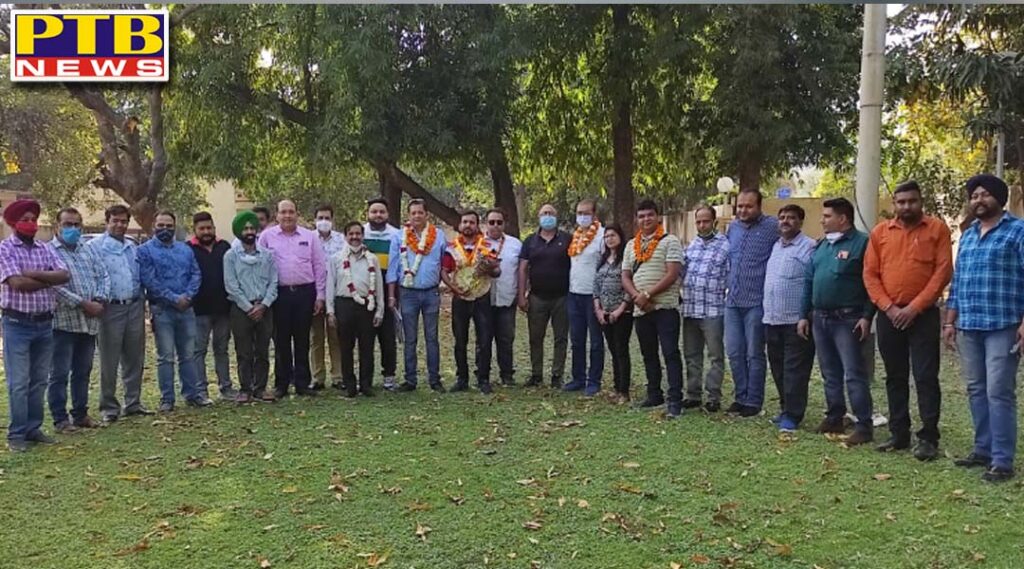 United Media Club Jalandhar (Ragd.) Executive declared Sunil Rudra appointed chairman and Madan Bhardwaj appointed general secretary Jalandhar