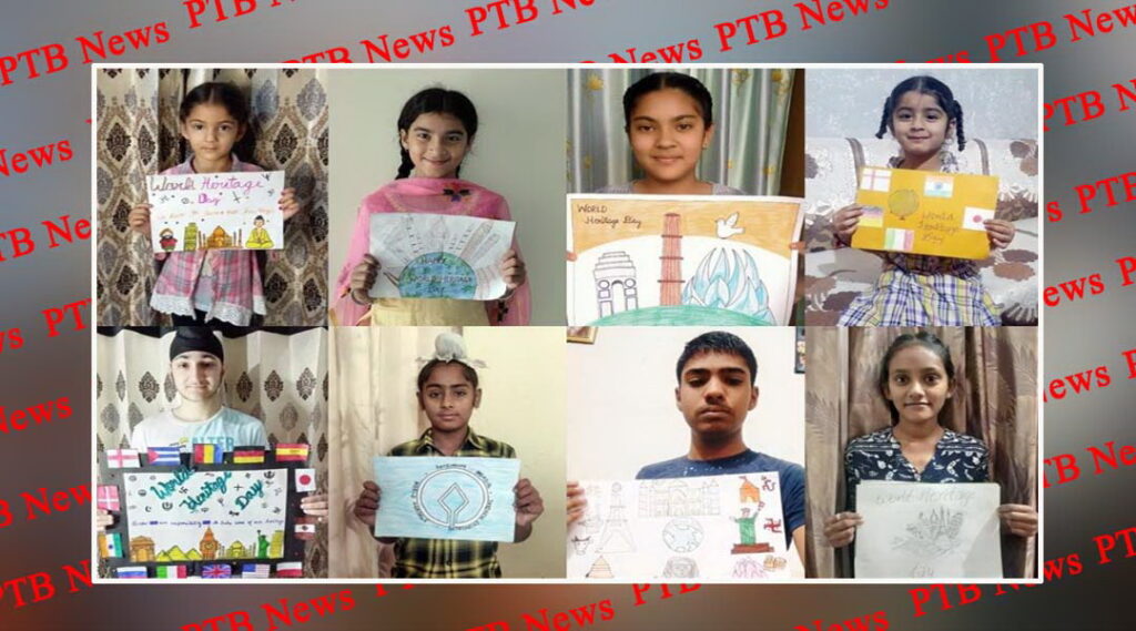 World Heritage Day by Students of St Soldier Divine Public School